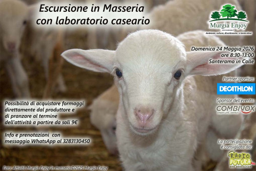 Escursione in Masseria con laboratorio caseario