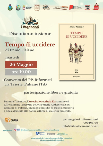 Gruppo di Lettura: discussione su "Tempo di uccidere"