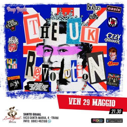 The UK Revolution band GB live a Trani