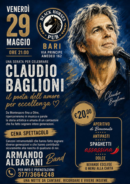 Claudio Baglioni, il poeta dell'amore