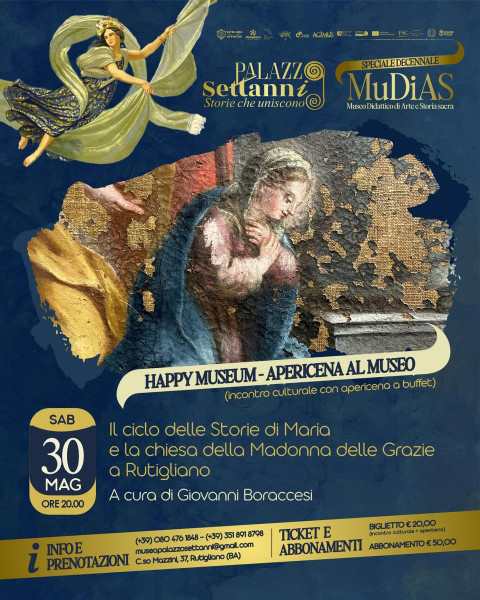 HAPPY MUSEUM - ULTIMO APERICENA AL MUSEO MuDiAS