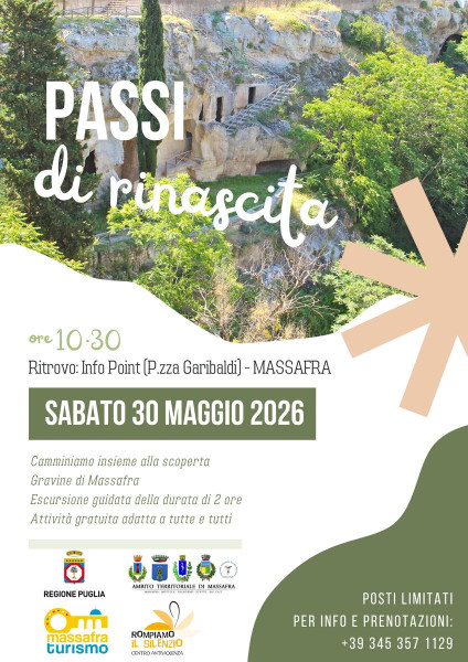Passi di rinascita - Passeggiata nella Gravina di Massafra