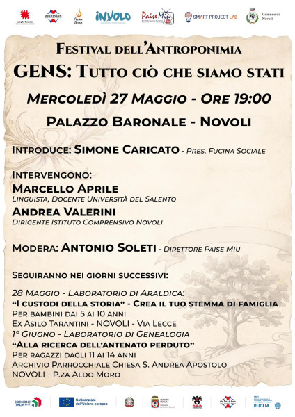 GENS: tutto ciò che siamo stati - prof. Marcello Aprile e prof. Andrea Valerini