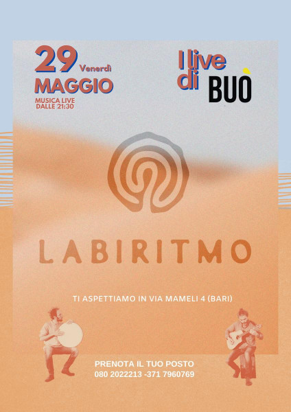 I live di Buò: un viaggio sonoro con Labiritmo