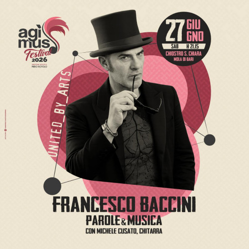 FRANCESCO BACCINI - "Parole & Musica" (con Michele Cusato, chitarra)