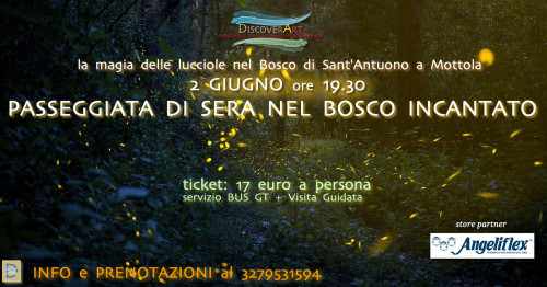PASSEGGIATA DI SERA NEL BOSCO INCANTATO DI SANT'ANTUONO