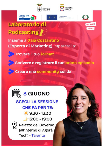 Laboratorio di PODCASTING