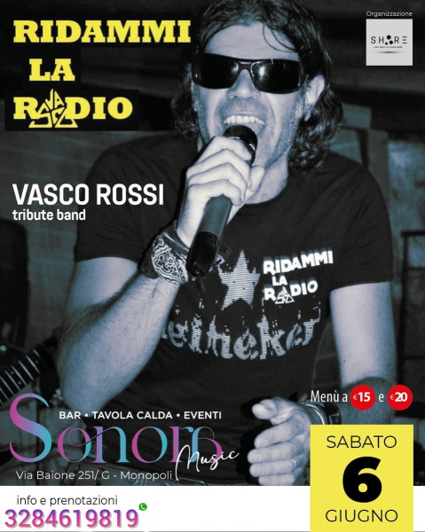 Ridammi la Radio - Vasco Rossi Cover band live at Sonora Club