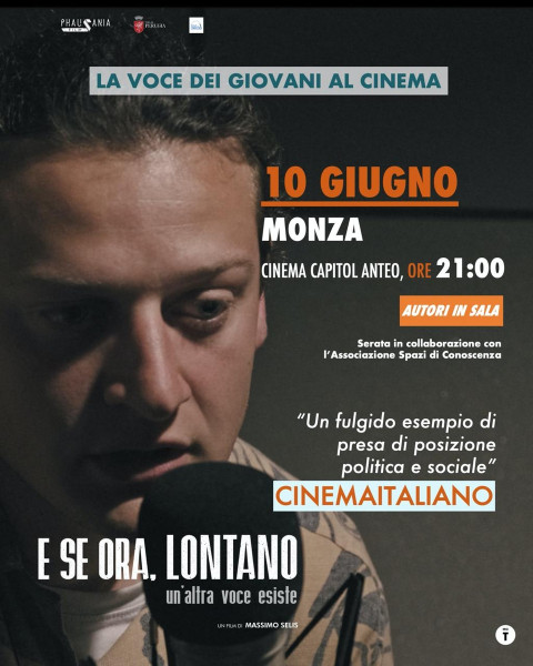 La voce inedita dei giovani in un film.