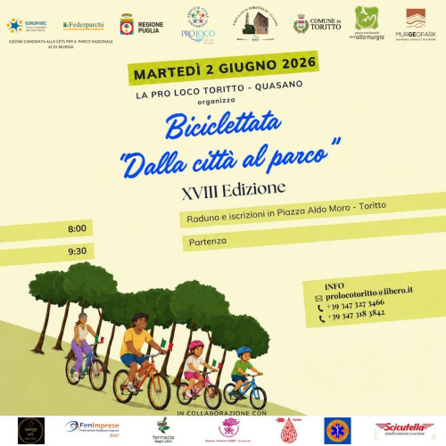 XVIII BICICLETTATA "DALLA CITTA' AL PARCO" - 2 GIUGNO