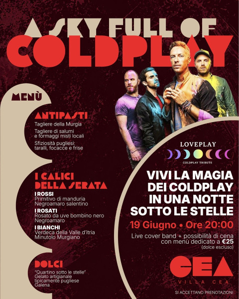 Loveplay Coldplay Tribute