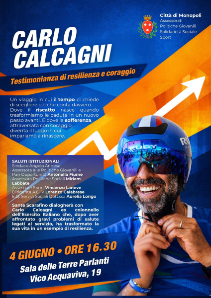 Mai arrendersi: la testimonianza di resilienza di Carlo Calcagni