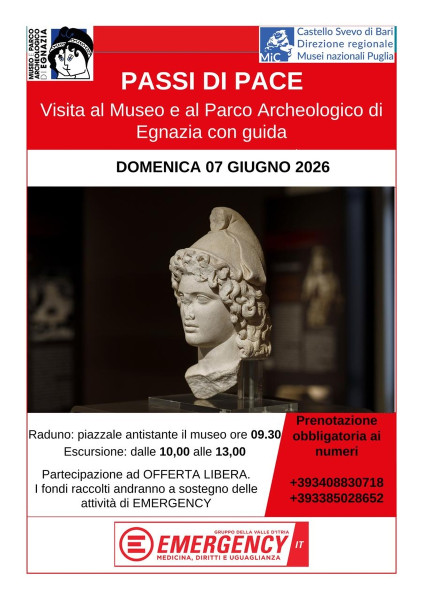 PASSI DI PACE _ Visita al Museo e al Parco Archeologico di Egnazia con guida