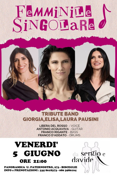 GIORGIA, ELISA e LAURA PAUSINI live tribute