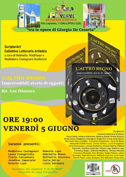 L’ALTRO REGNO. Imprevedibili storie di oggetti, ed. Les Flaneurs.