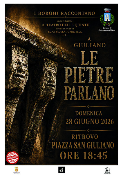 A GIULIANO LE PIETRE PARLANO