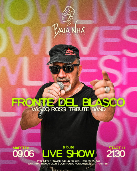 Fronte del Blasco - Vasco Rossi tribute band live a Trani