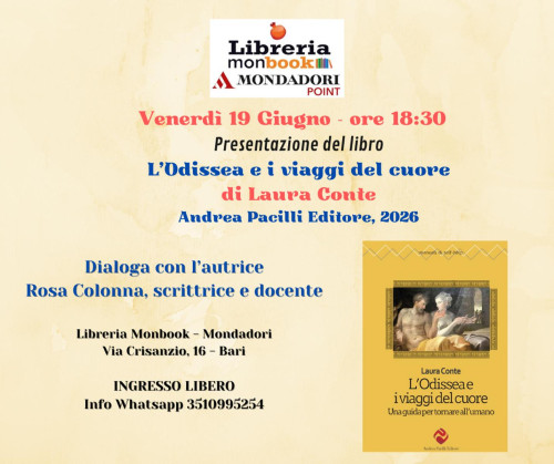 Laura Conte presenta "L'Odissea e i viaggi del cuore" alla Monbook Mondadori