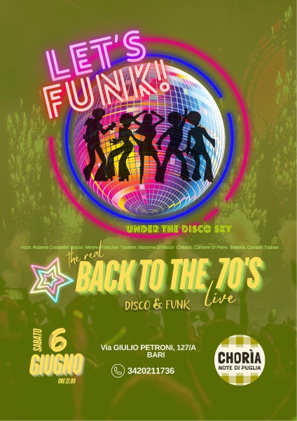 Back to the 70’s_Disco&Funk_Live