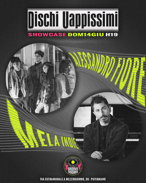Showcase con alessandro fiore e Mela Indie da Groove Dogma