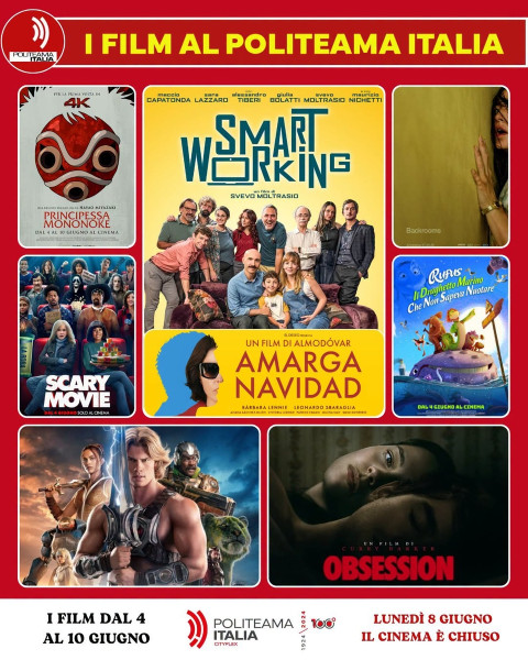 Masters of the Universe, Principessa Mononoke, Amarga Navidad, e altri film