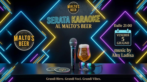 Serata karaoke al malto's beer