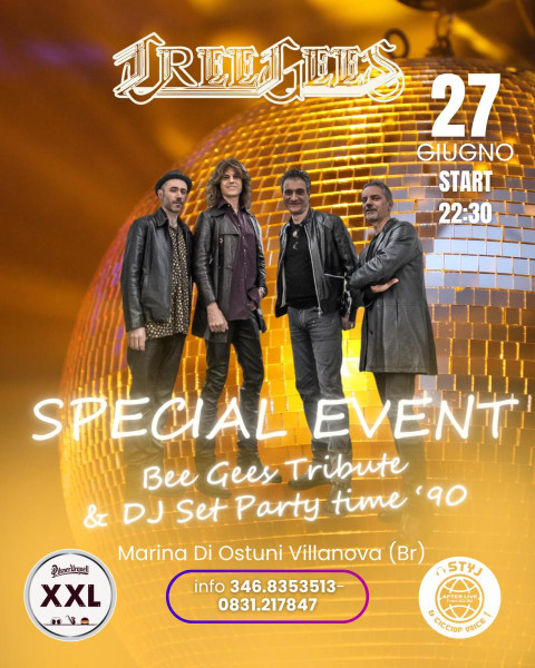 Special event: Bee Gees Tribute & DJ Set Party Time '90
