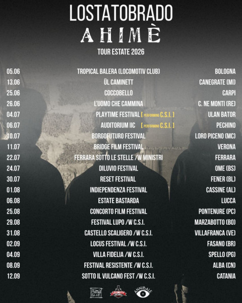 LOSTATOBRADO -  Ahimè Tour Estate 2026