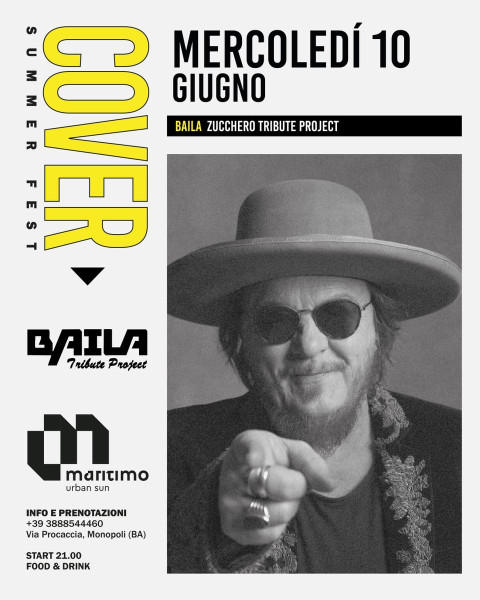 Baila - Zucchero tribute project live at Lido Maritimo