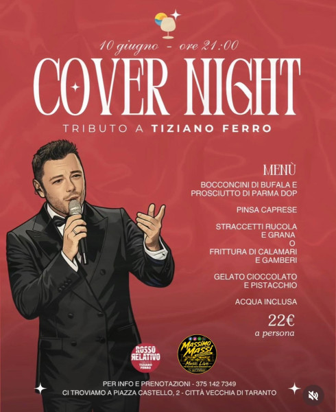 1° SERATA LIVE A  L`AURORA  CAFÈ  BISTRÒ  CON IL TRIBUTO A TIZIANO FERRO
