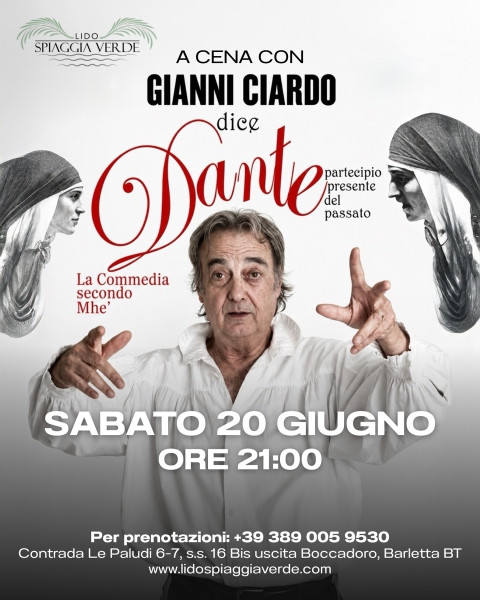 A Cena con Gianni Giardo a Trani