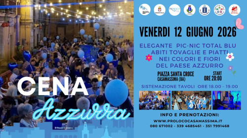 Cena Azzurra nel Borgo Antico di Casamassima