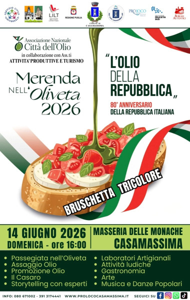 Merenda nell’Oliveta - L’olio della Repubblica