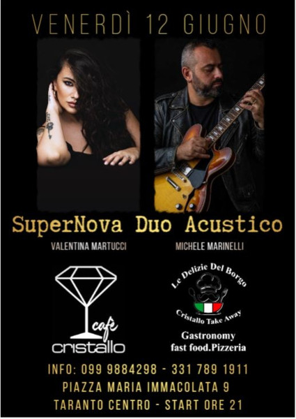 SuperNova Duo Acustico Live al CRISTALLO Café
