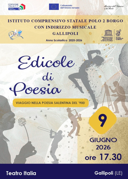 "Edicole di Poesia: a Gallipoli la memoria e l'anima del Salento salgono sul palco del Teatro Italia
