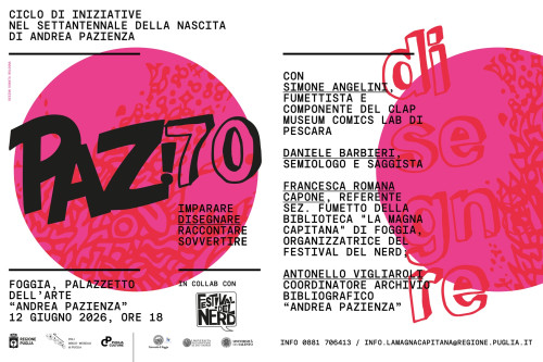 PAZ 70, imparare-disegnare-raccontare-sovvertire