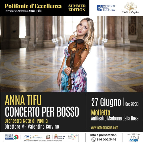 ANNA TIFU, CONCERTO PER BOSSO