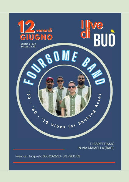 I live di Buò: Foursome Band