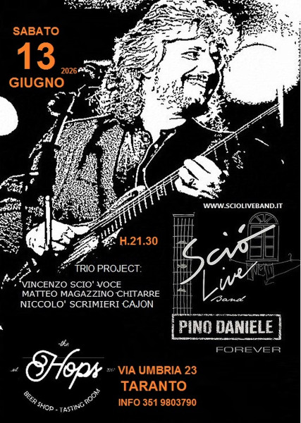 Sciò Live Band Pino Daniele Forever acoustic project