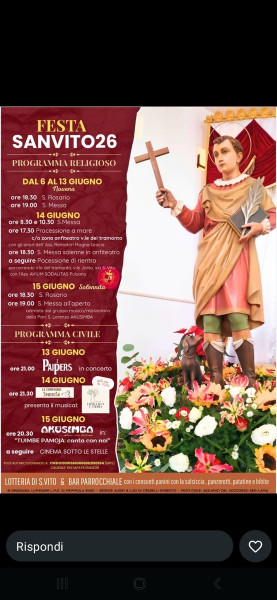 FESTA DI SAN VITO 2026