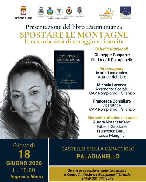 Presentazione del libro "Spostare le montagna. Una storia vera di coraggio e di rinascita"