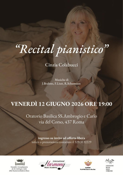 Recital della pianista Cinzia Colabucci