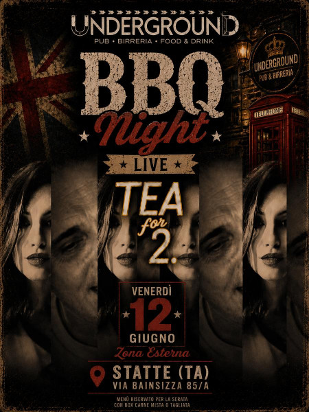DUO LIVE - TEAfor2 - BARBECUE NIGHT