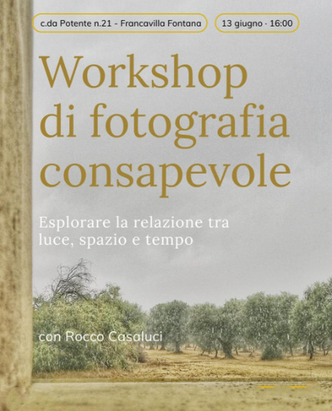 Workshop di fotografia consapevole