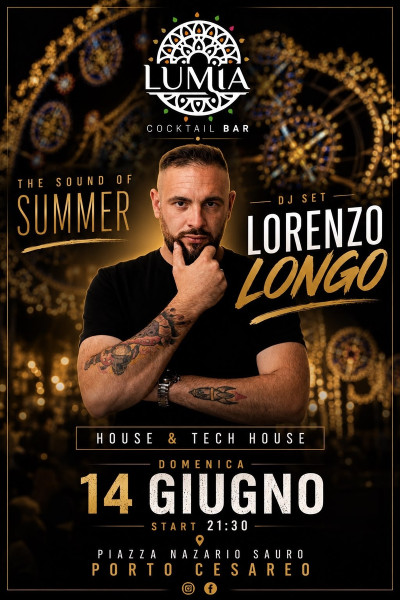 14 Giugno Una Notte Tra House e Tech House Fronte Mare