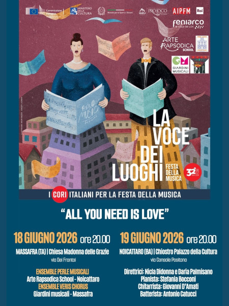 All you need is Love | I Cori Italiani per la Festa della Musica