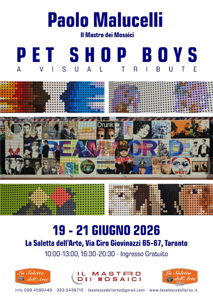 PET SHOP BOYS - Lego mosaic