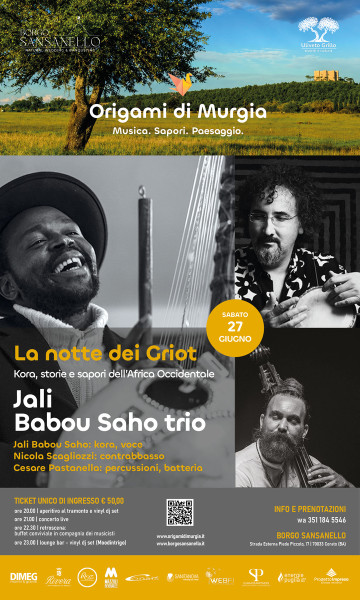 La notte dei Griot - Jali Babou Saho trio