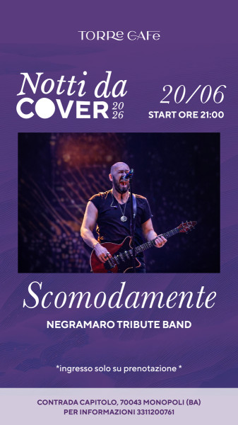 Scomodamente - Negramaro tribute band live at Torre Cafè