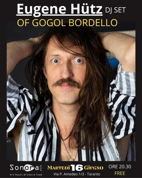 Evento speciale: Eugene Hütz, frontman dei Gogol Bordello